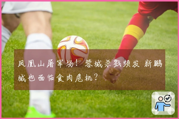 凤凰山屠宰场！蓉城杀戮频发 新鹏城也面临食肉危机？